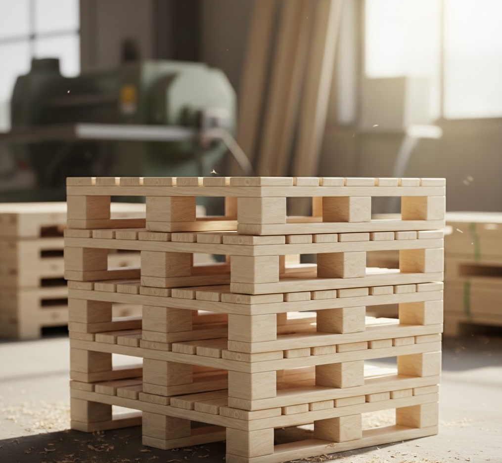 Premium quality pallets manufactured at GreenCycle facility